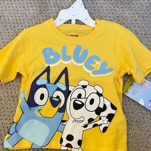 Kids bluey Yellow T-Shirt